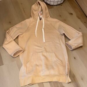 NWT cream Hoodie Sweatshirt